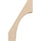 Ekena Millwork 3-inch W x 6-inch D x 10-inch H Westlake Rough Cedar Woodgrain TimberThane Knee Brace, Primed BRCUR03X06X10WTLRCPR - alternate 2